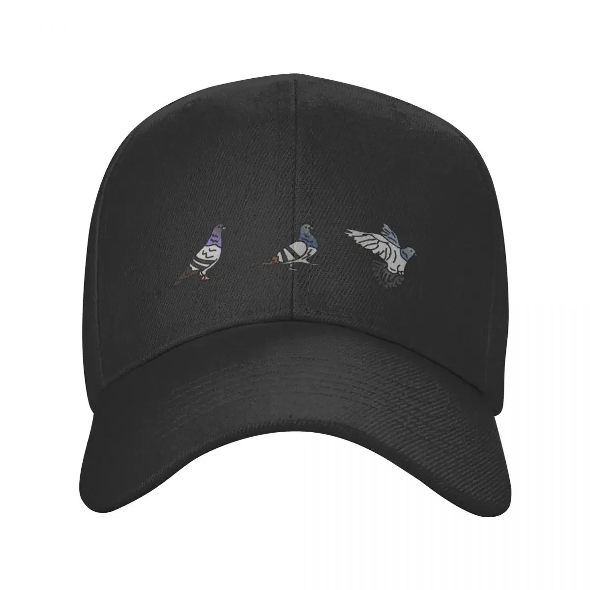 Homens e Mulheres Pombo Doodle Baseball Cap, Bobble Hat, Cap Pesca