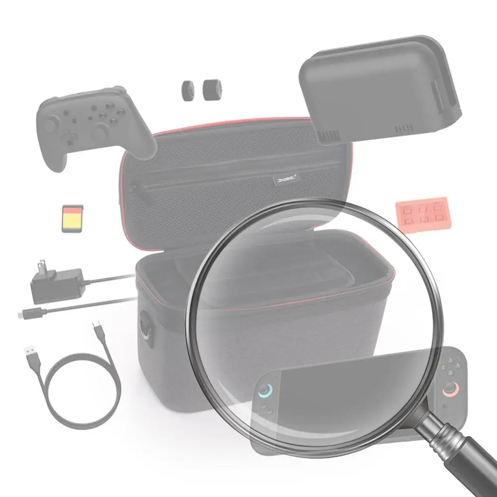 

Чехол-кейс EVA для Nintendo Switch 2: портативная сумка для хранения, большая защитная дорожная сумка для переноски