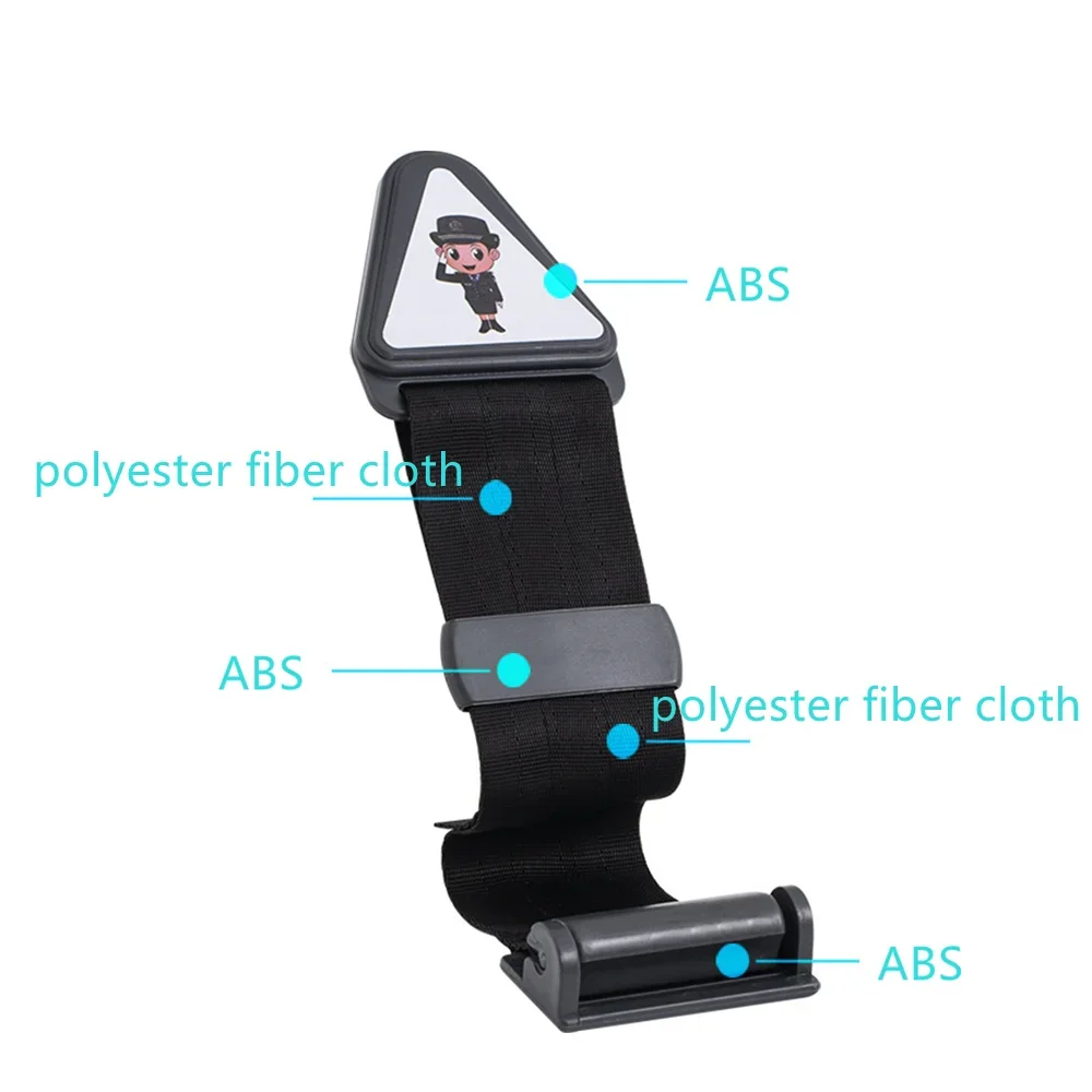 Adjuster 30X6 cm Children Kid Car Safety Belt Universal Car Baby Safety Seat Strap Belt Buckle Seat Belt Correction Tape - view 6