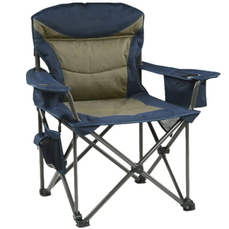 

Special for enlarged 22-tube beach chair folding leisure director chair load-bearing 175kg cotton armrest
