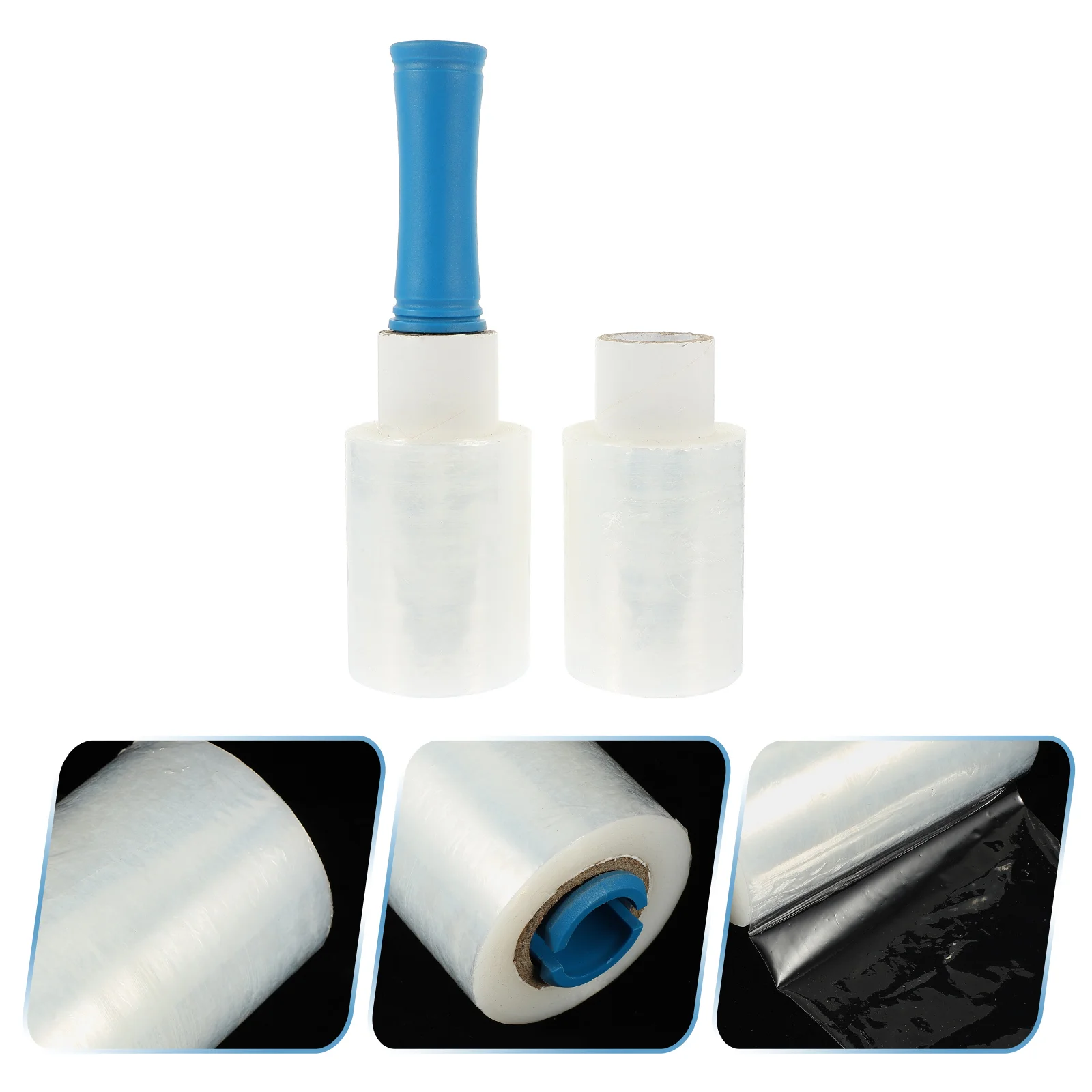 Plastic Wrap or Handle Stretch Film Practical Industrial 14X10X10CM Lldpe New Material Clear Packing Heavy Duty Shrink