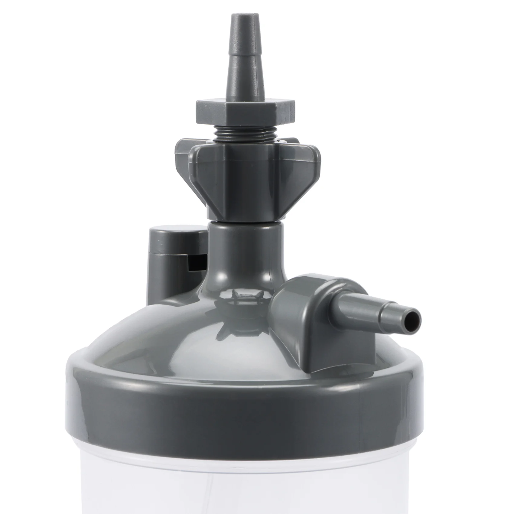 เครื่องทำความชื้นในกระบอกน้ำสำหรับเครื่องเพิ่มความชื้นในหัวออกซิเจนอุปกรณ์เสริมเครื่องผลิตออกซิเจนแบบถ้วย