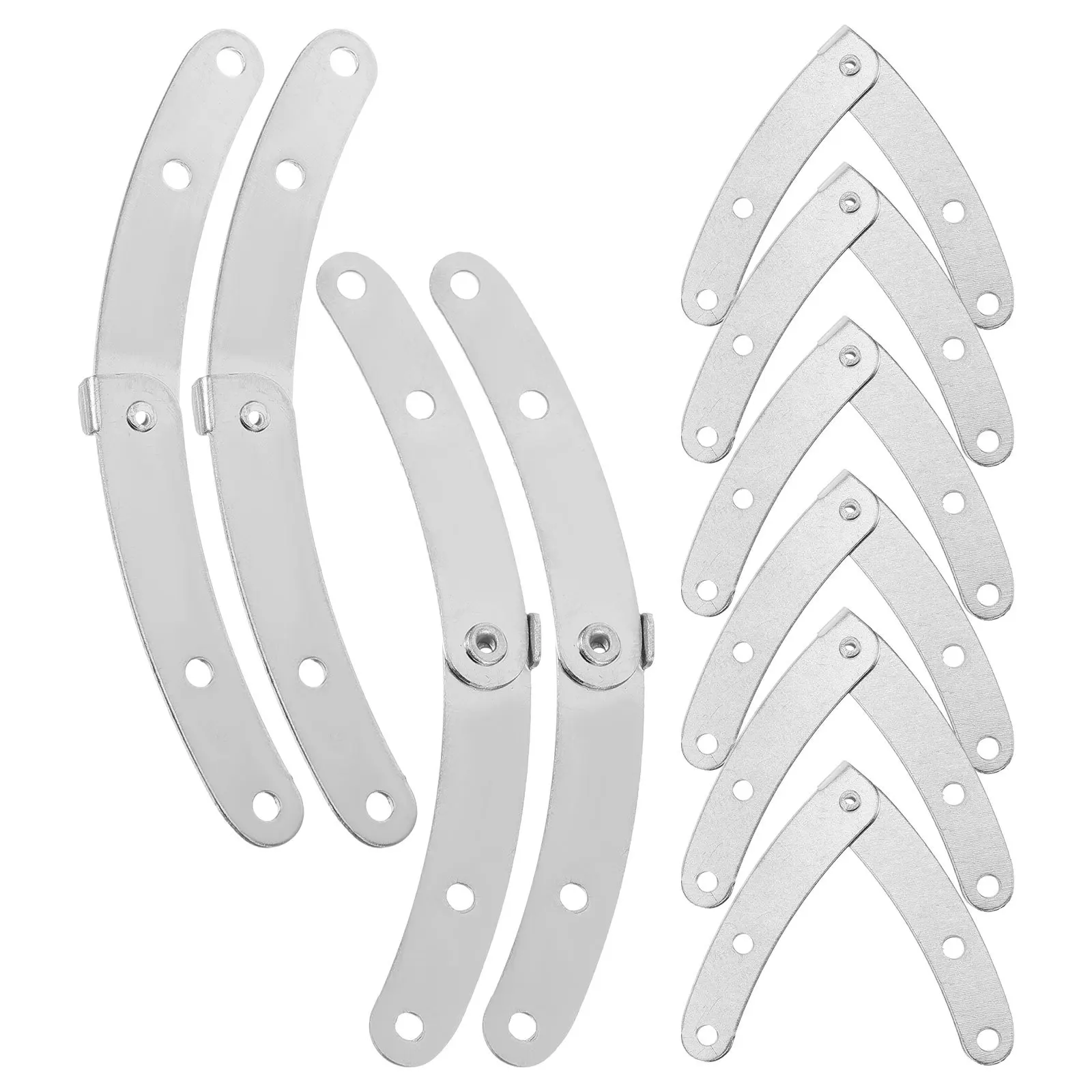 

10pcs Inner Hinge Accessories Heavy Duty Iron Full Buffer Rust Proof Strong Durable Larger Contact Area For Box Lid Chest