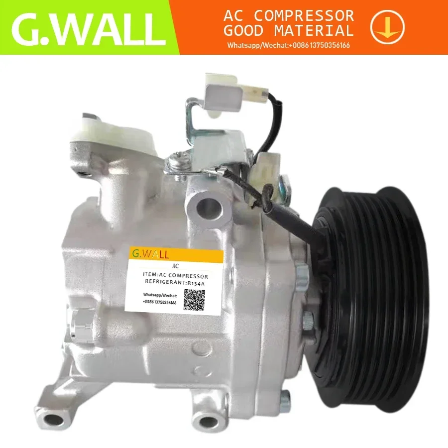 SV07C Auto AC Compressor For Toyota Passo 1.0 1.3 Daihatsu Terios JUSTY 07 Car Air Conditioner 4472803150 88320B1020 4472605820
