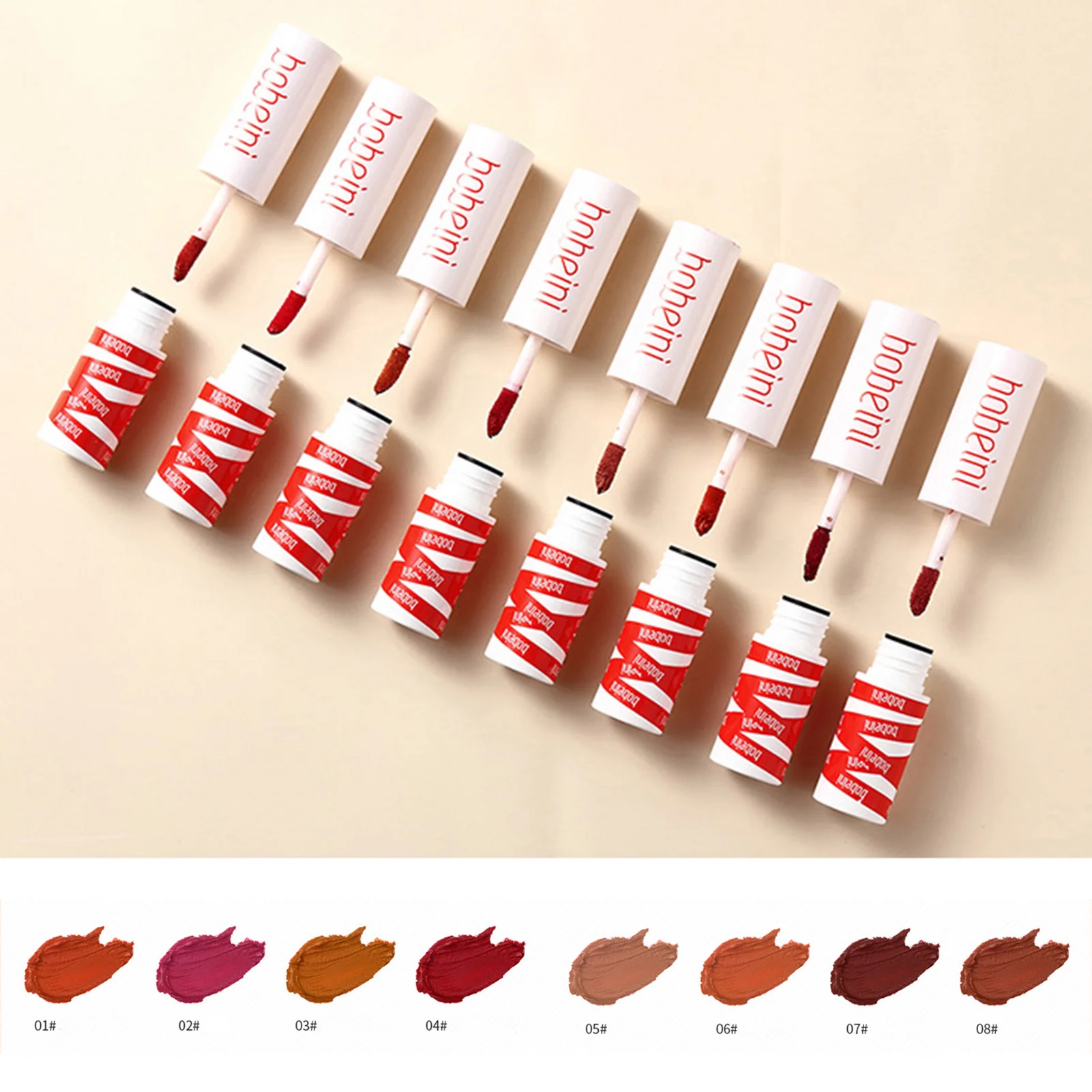 Smooth Matte Liquid Lipstick Moisturizing Full Coverage Revitalizing for Lady Beauty Lip Makeup TUE88