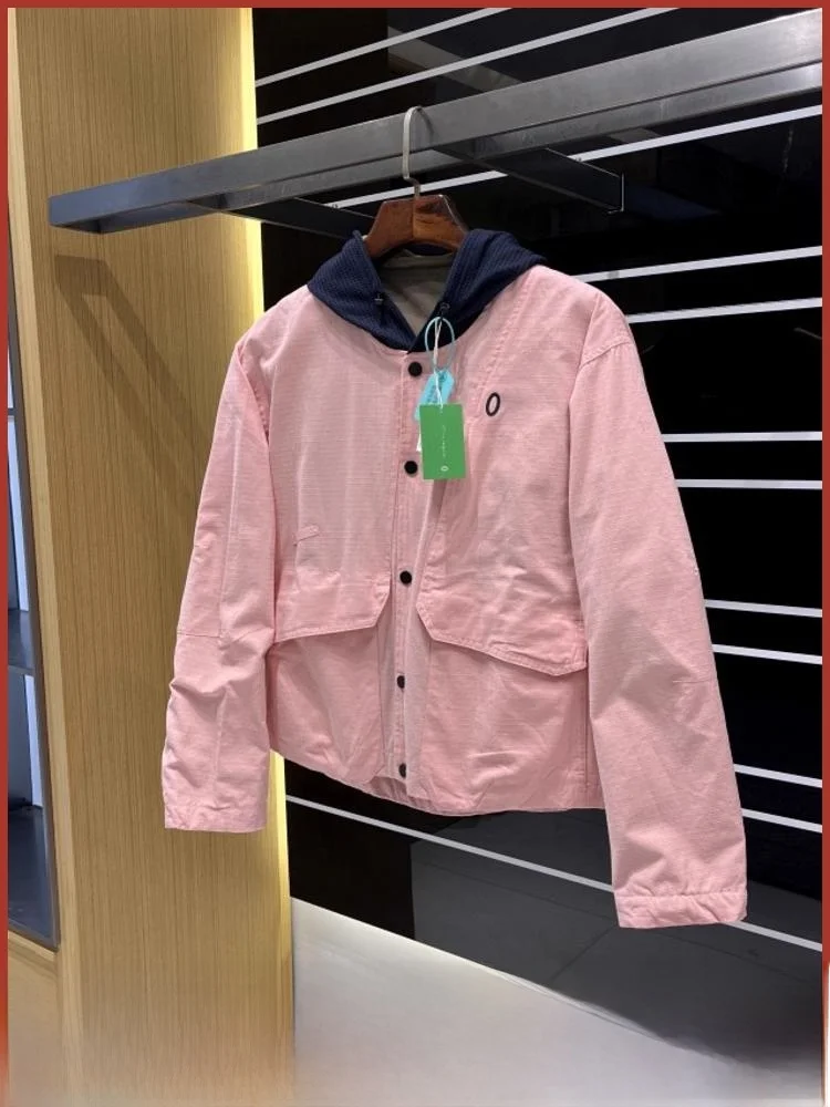 

Женское двустороннее пальто для улицы Jaet Plaid ket, повседневное пальто со стойкой, длинное ветрозащитное пальто из полиэфирного волокна