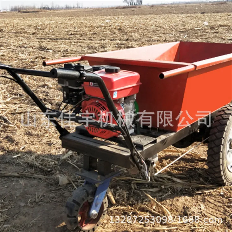 Electric ash hopper truck, ash and sand pushing truck, construction site handcart