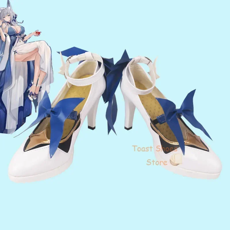 

Game Azur Lane Shinano Cosplay High-heeled Shoes Comic Game for Con Halloween Party Cosplay Costume Prop Lovely Sexy Style