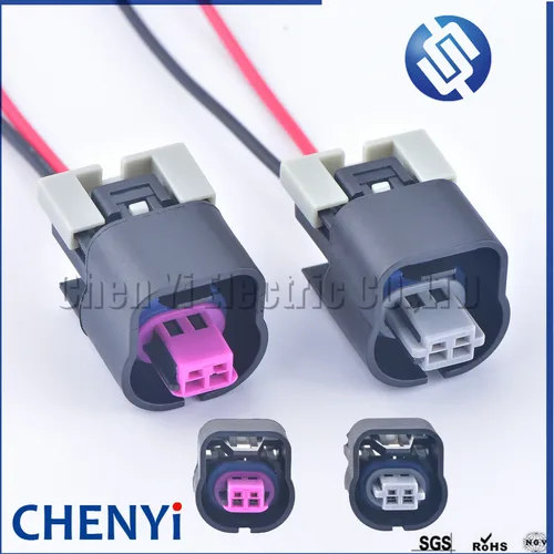 Conector impermeable automático de 2 pines, entrada de árbol de levas, escape, válvula solenoide VVT, enchufe de arnés de cableado para Opel Buick Chevrolet Insignia