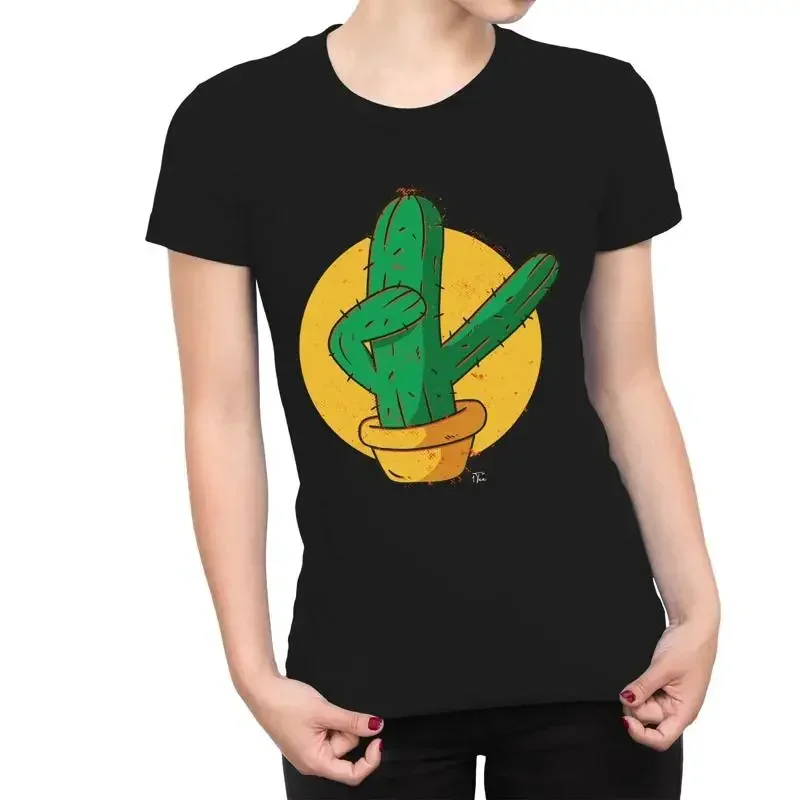 1T T Shirt Womens Cactus Dabbing