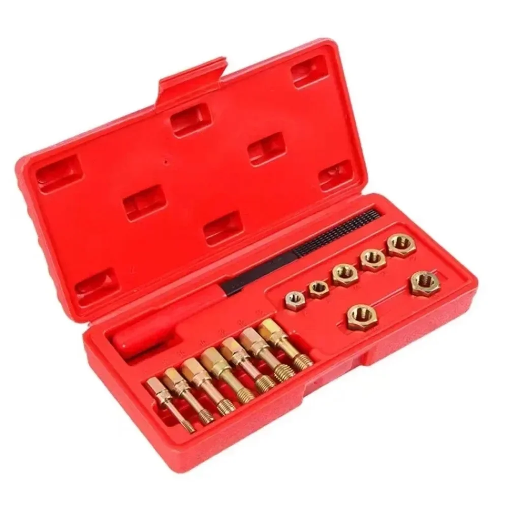 

15 Piece Screw Thread Repair Tool Tapping Set Auto Group