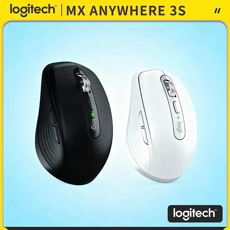 

Top-Tier Logitech MX Anywhere 3S - 8K DPI, MagSpeed Scroll, Silent Click, USB-C Fast Charge for Campus & Dorm Use