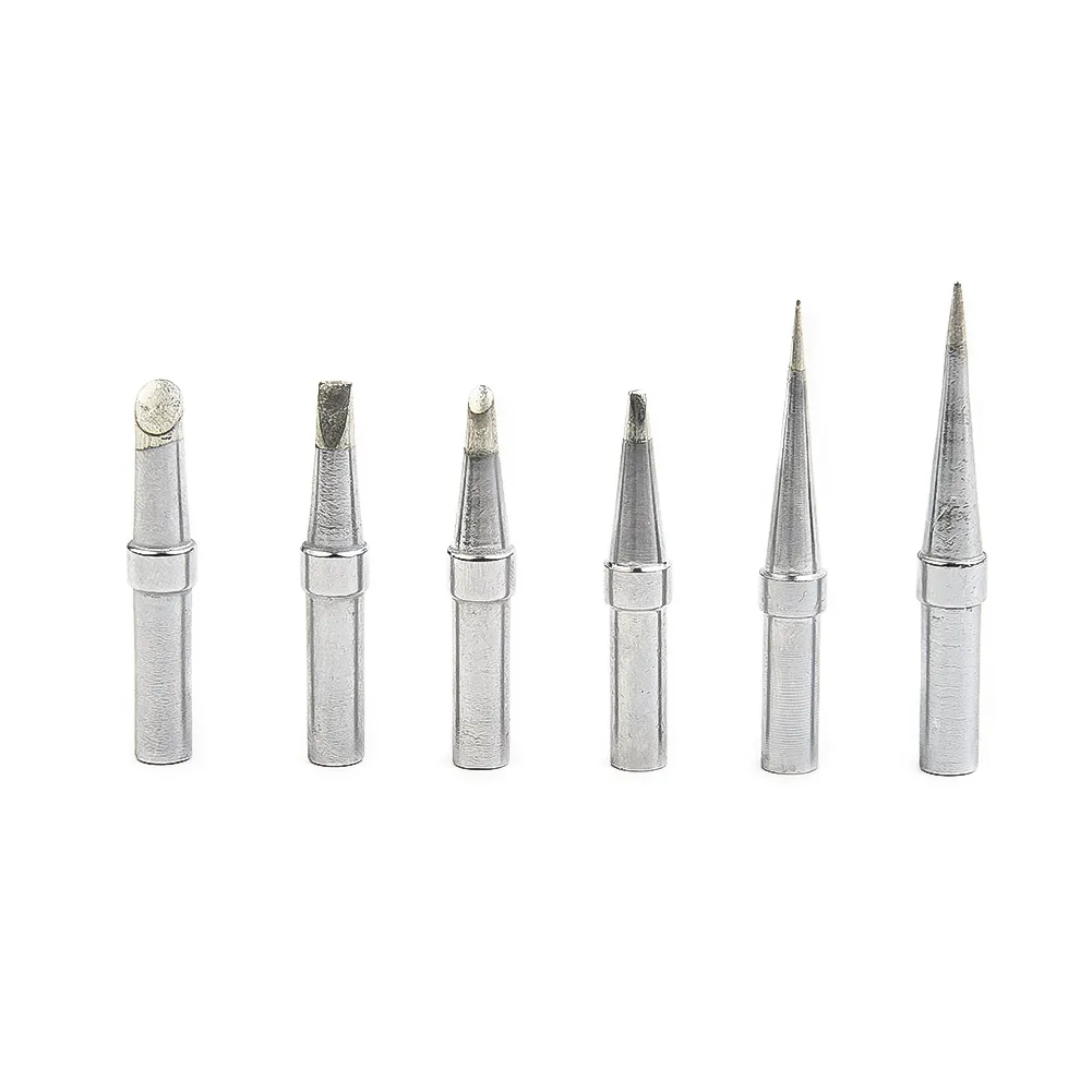 6Pcs/Set Replacement ET Soldering Iron Tips For Weller WE1010NA WESD51 WES50/51 Various Tip Styles For Different Soldering Jobs image 6