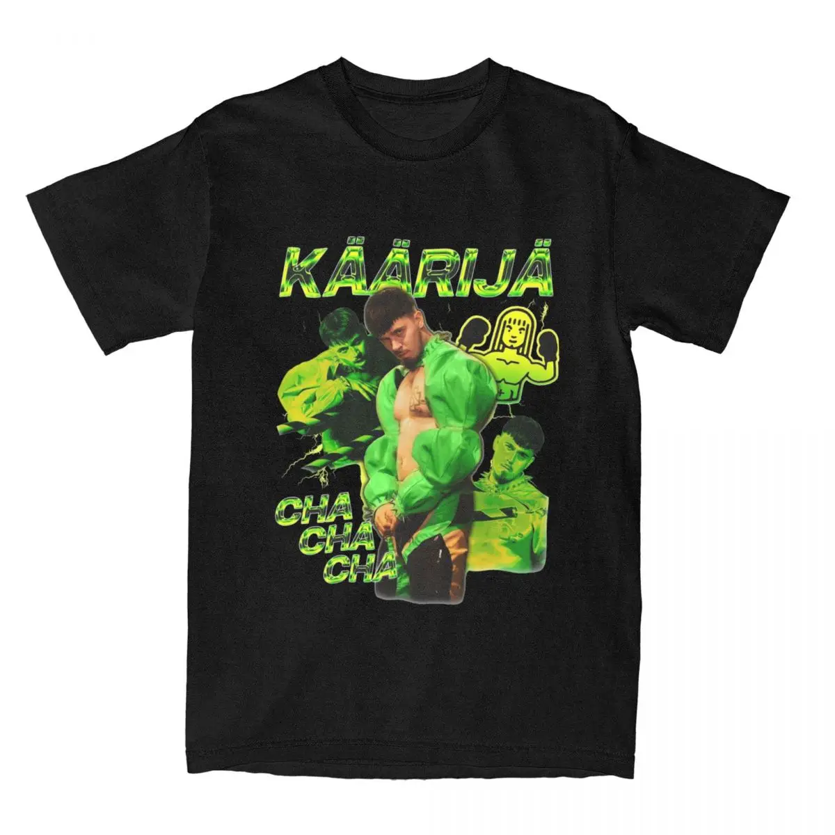 Kaarija Cha Cha Cha Eurovisions 2024 Contest Shirt Stuff Men Women's Cotton Amazing T-shirt Short Sleeve Clothing Unique