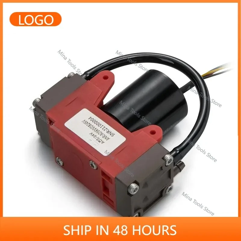 High Performance Oilless Brushless Motor Micro Vacuum Pump 12V DC Low Noise Resistance FKM -90KPa 4.6LPM Diaphragm