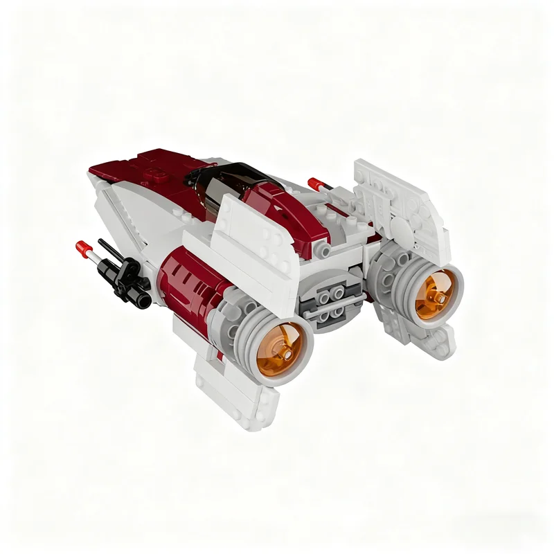 503 Uds. MOC RZ 1 A Wing Minifig escala estrella batalla modelo arquitectura de bloques de construcción juguete regalos de navidad educación ladrillo cumpleaños