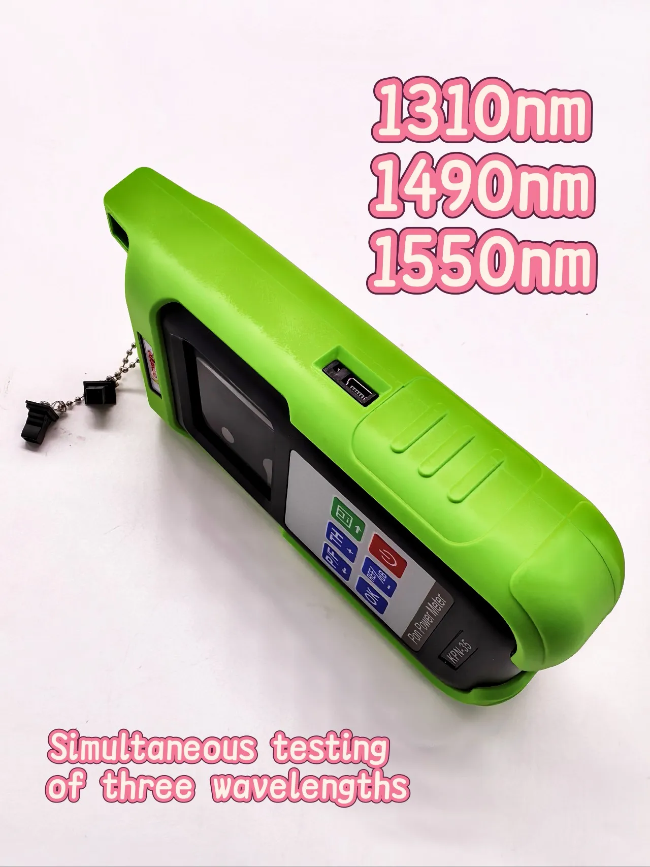 مقياس طاقة بصري صغير عالي الجودة لمعايرة أجهزة اختبار طرفية الألياف الضوئية 1310nm 1490nm 1550nm