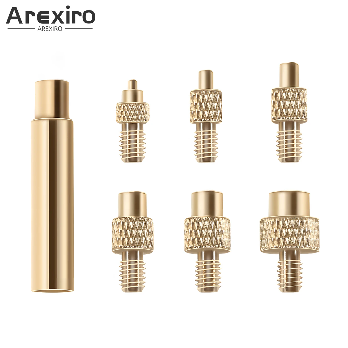 Heat Insert Nut Iron Tip M2 M3 M4 M5 M6 M8 Brass Thread Embedded Kit Heat Insertion Tool for Plastic 3D Printer Soldering Iron