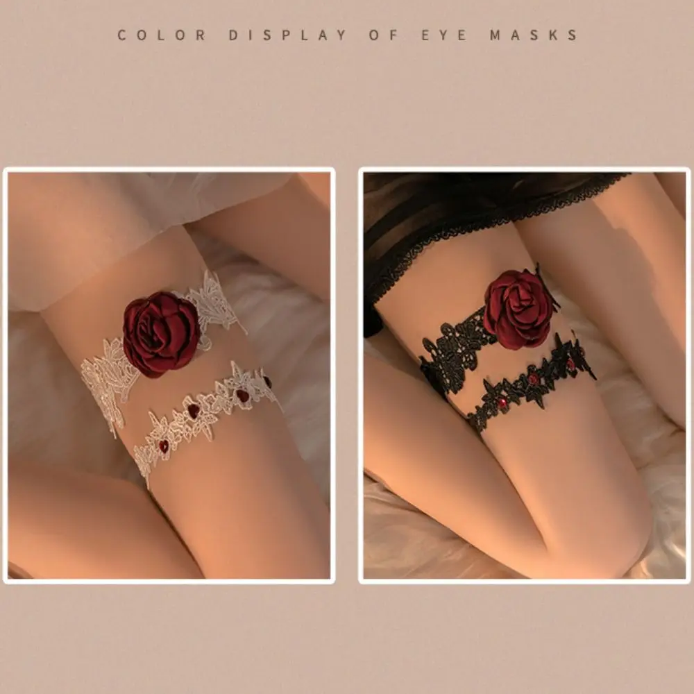 

Fashion Lace Bridal Lace Garter Bowknot Women's Garter Belt Women Thigh Garter Bride Souvenirs Wedding Lace Garter Women Girls