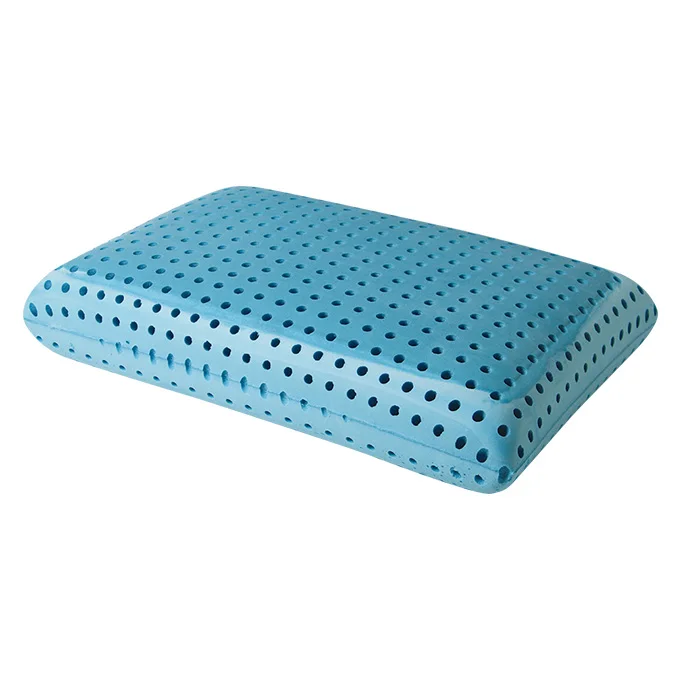 

PCM Cooling Coating Punched Memory Foam Bed Neck Pillow