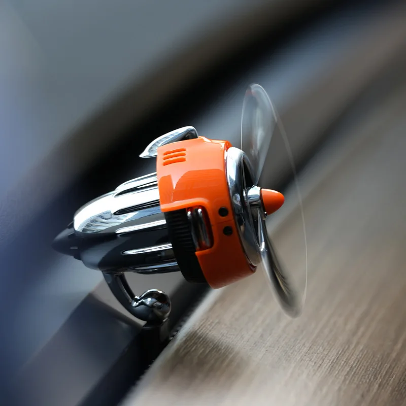 مشبك معطر بفتحة تهوية معدنية من Tesla Model 3/Y - تصميم مروحة Cyberpunk لافتة للنظر، تركيب سريع وتدوم طويلاً