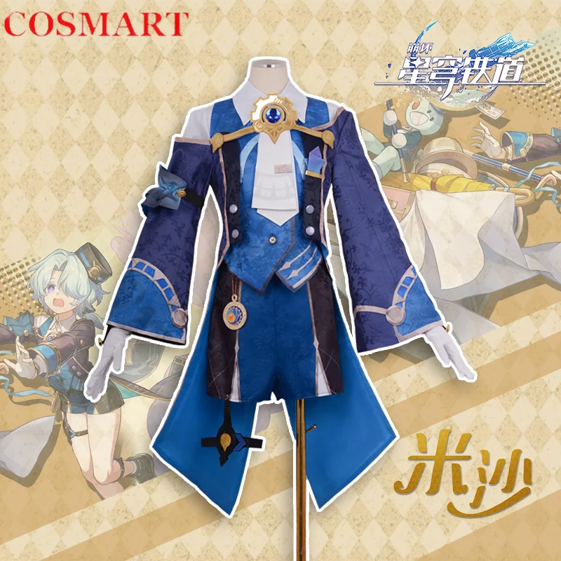 

COSMART Honkai: Star Rail Misha Men Cosplay Costume Cos Game Anime Party Uniform Hallowen Play Role Clothes Clothing