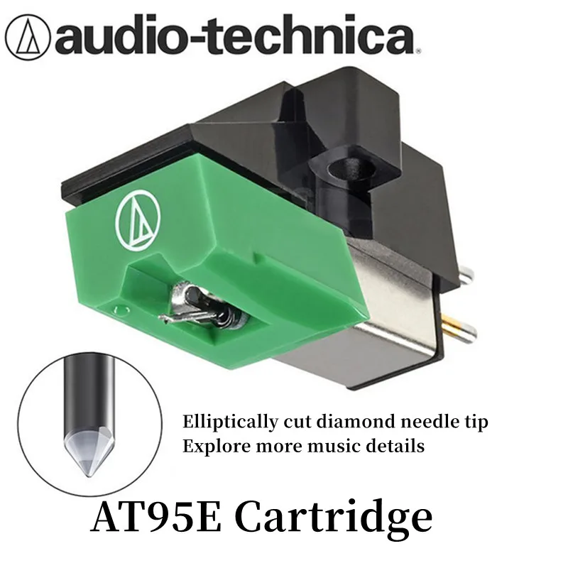 Audio-Technica Cartridge AT95E AT-VM95C AT-VM95E AT-3600L AT3600L Vinyl Record Player MM Cartridge Diamond Stylus LP60 310BT