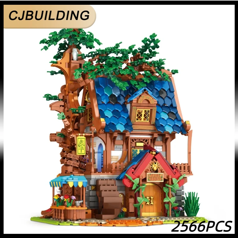 

Tree House 66008 Creative Forest MOC 21325 Medieval Town European Century Model Building Blocks Bricks Gifts Toy for Kid