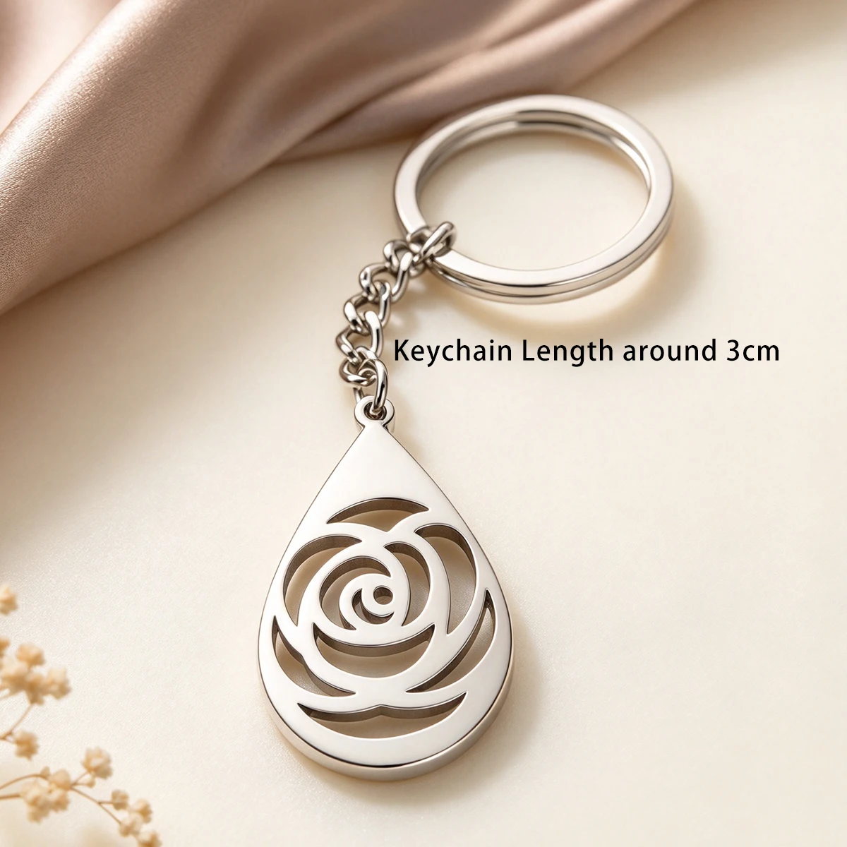 Custom Drawing Keychain for Women Men Personalized Graffiti Stainless Steel Charm Keychains Customized Jewelry Birthday Gifts