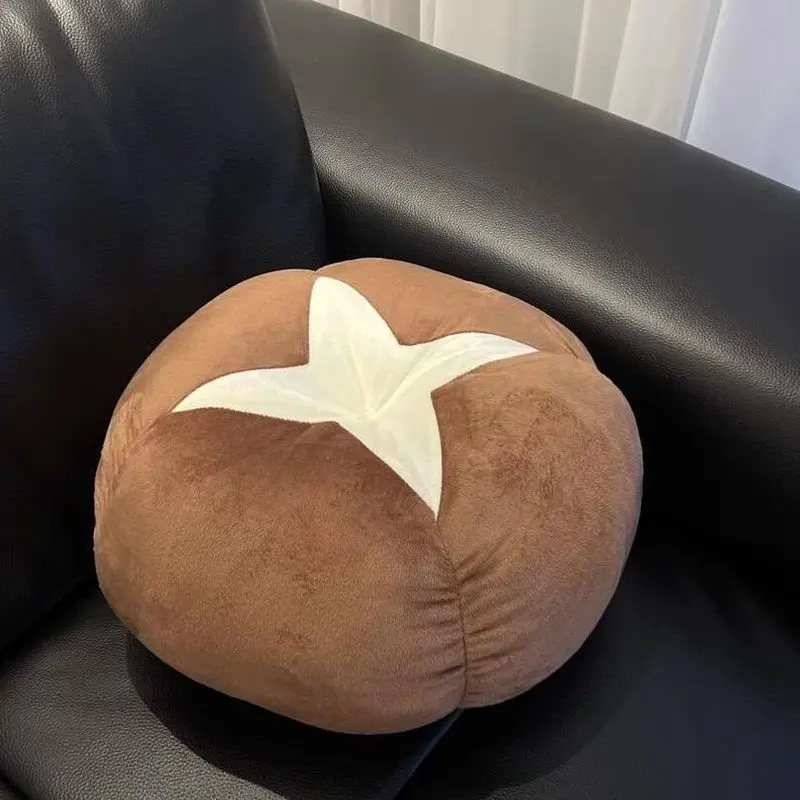 

Generic Shiitake Mushroom 35cm Plush Pillow Cute Soft Stuffed Cushion Sofa Bedroom Bay Pad Home Decorative Throw Pillow