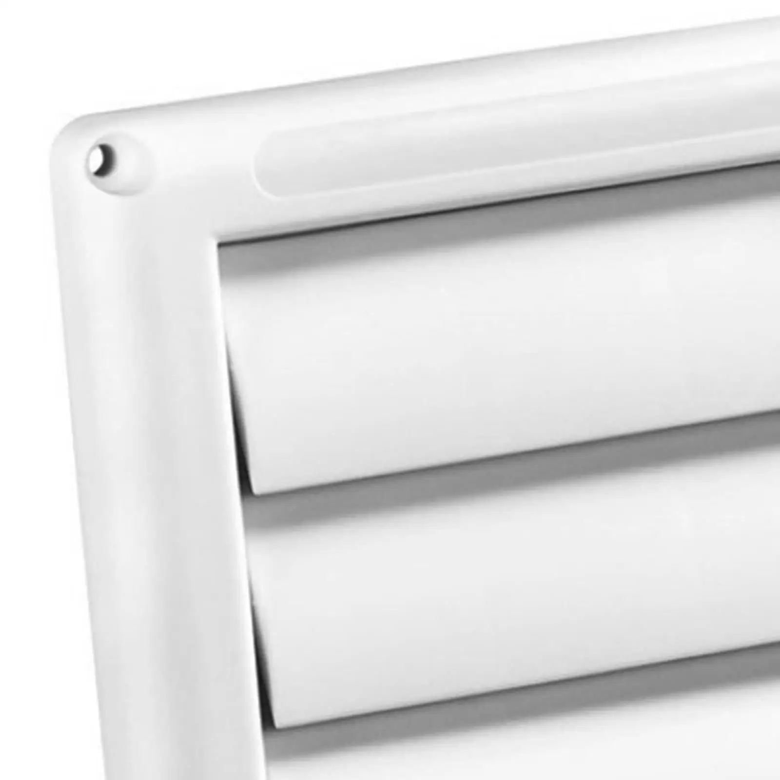 Square Air Vent Cover PP Plastic Dustproof Louver Hood for Commercial and Residential Use