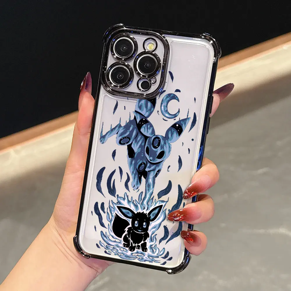 Shockproof Case For Xiaomi Redmi 12C 13C 14C 15C 15A Note 15 14 Pro Plus 13 12 11 Pro 5G Cover Umbreons Eevees P-Pokemons Anime view 6