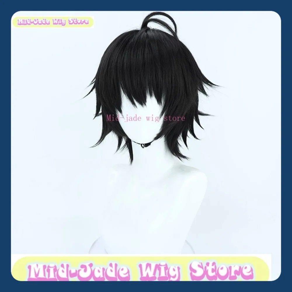 منتصف اليشم شعر مستعار مخزن EN رن زوتو شعر مستعار تأثيري تأثيري زي حفلة أغطية الرأس شعر مستعار للهالوين