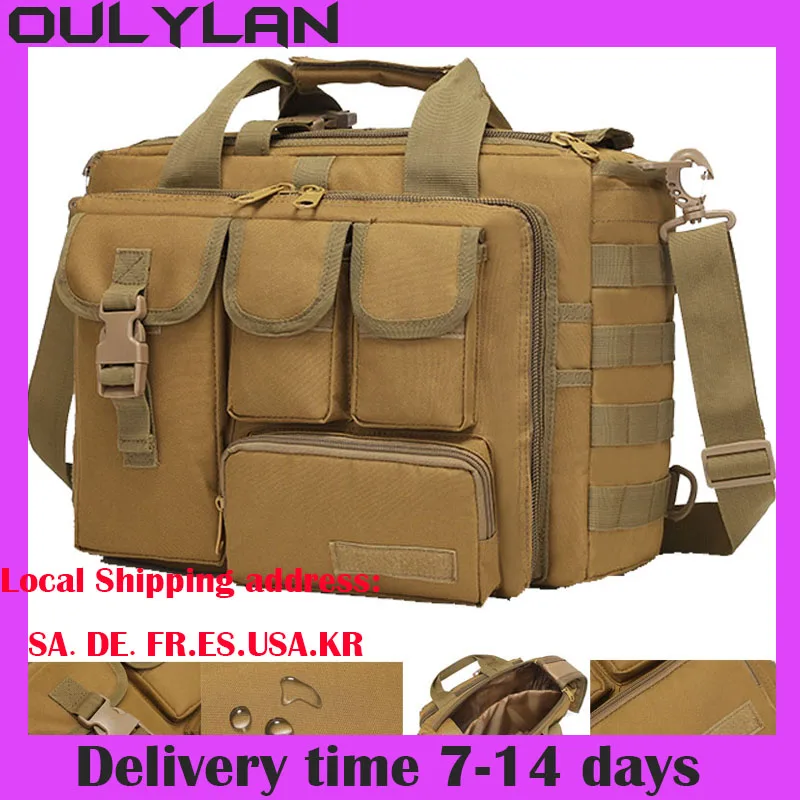 

Camping Outdoor Tactical Messenger Bag Men Big Capacity Laptop Bags Portable Shoulder Bag Camping Hiking Tool Bandbag