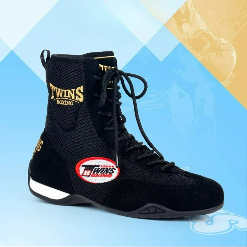 Professional Wrestling Shoes Men Women Designer Boxing Shoes Unisex Luxury Brand Fighting Shoes for Couples Mesh Training Shoe