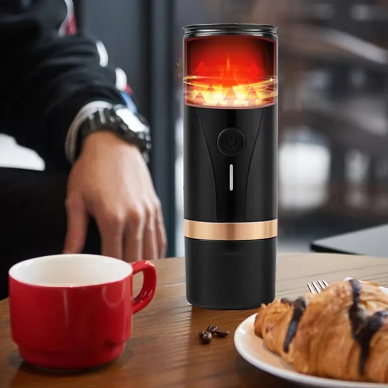 Commercial Coffee Grinder Machine Touch Screen Grinder Italian Coffee Bean Grinder Aluminum   Machine Plug in 5v 6w