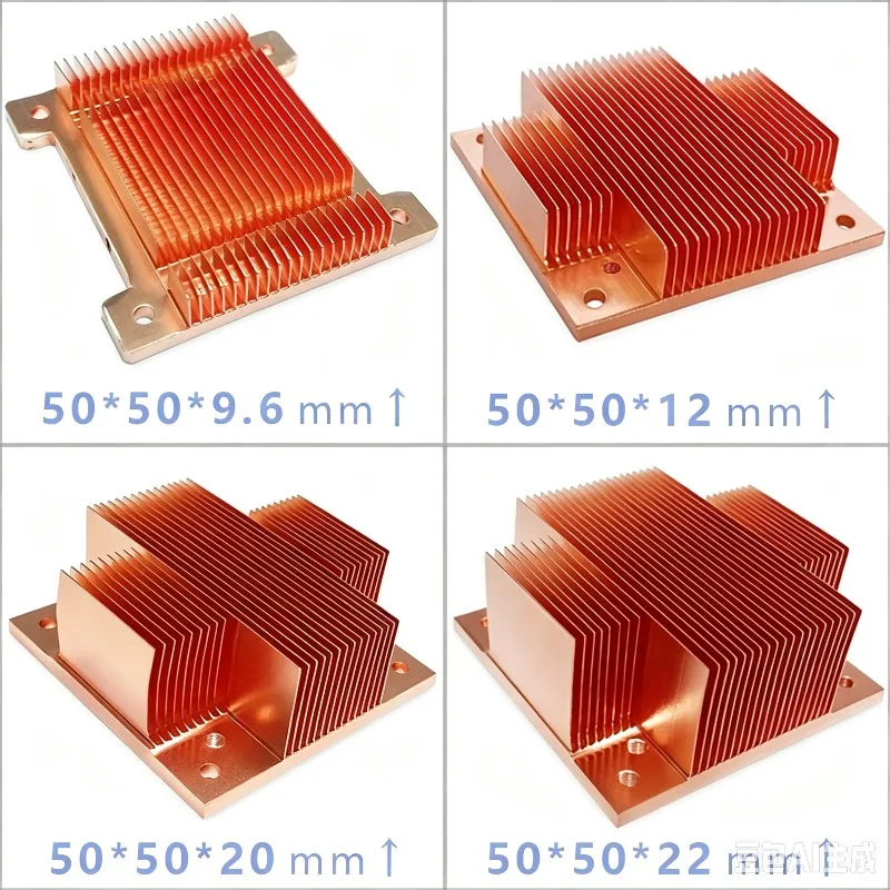 PGA478 BGA479 CPU Cooler,Pure Copper Heat Sink Fan,Industrial PC Medical Chip Cooling Fin for Peltier Module