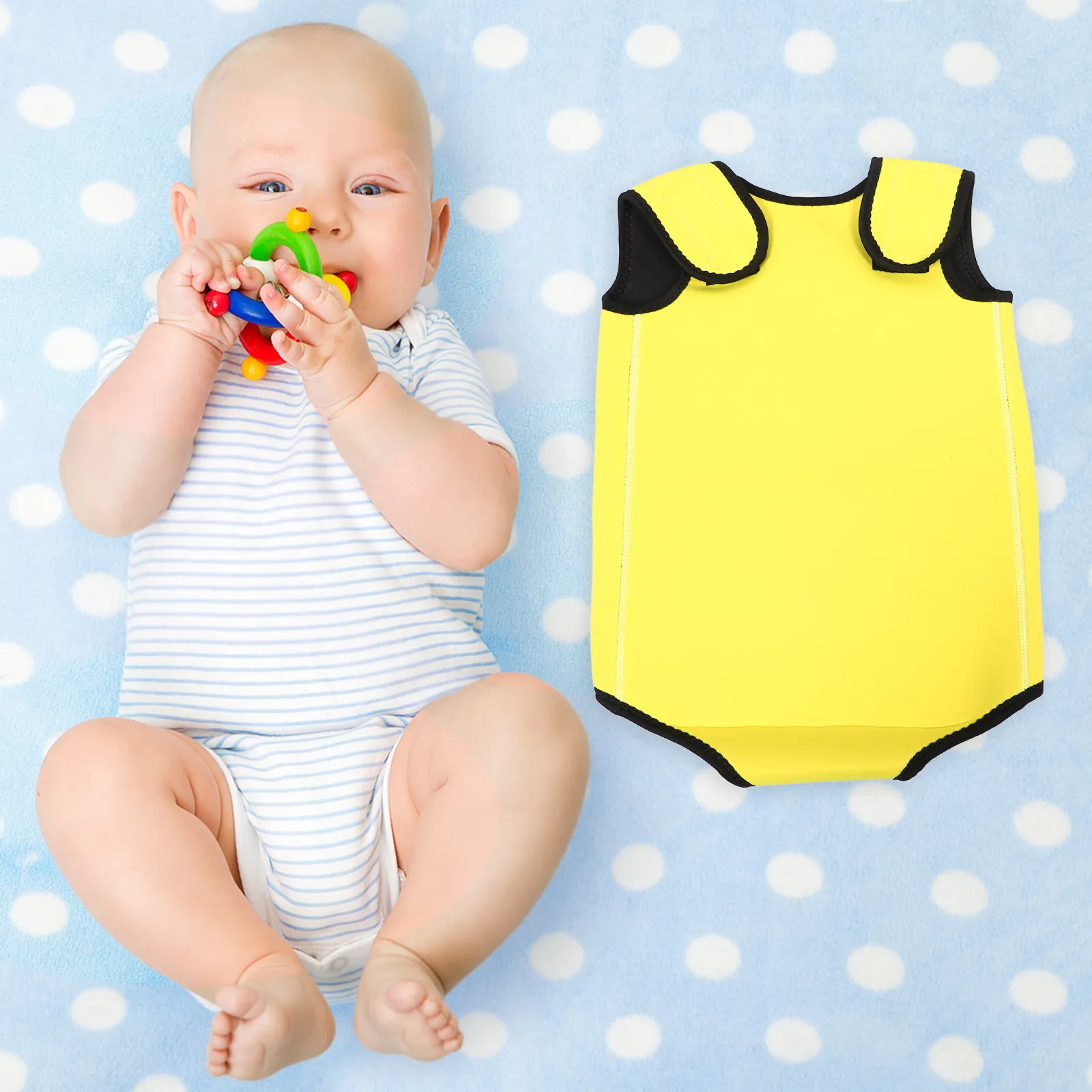 Baby Boy Bathing Suit Baby Girl Swimsuit Sun Protective Warm Stretchy Swim Vest Toddler Boys Swimsuit Infant Swimming Wear Beach