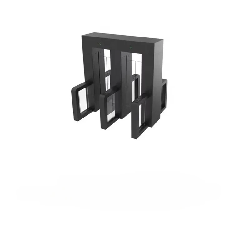 QR code access control pedestrian sliding speed swing barrier turnstile