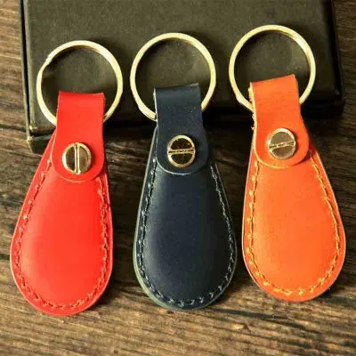 

Mini Key Holder Genuine Leather Key Pouch Key Bags Cowhide Small Vintage Simple Durable Portable Multi-function Wholesale Cheap