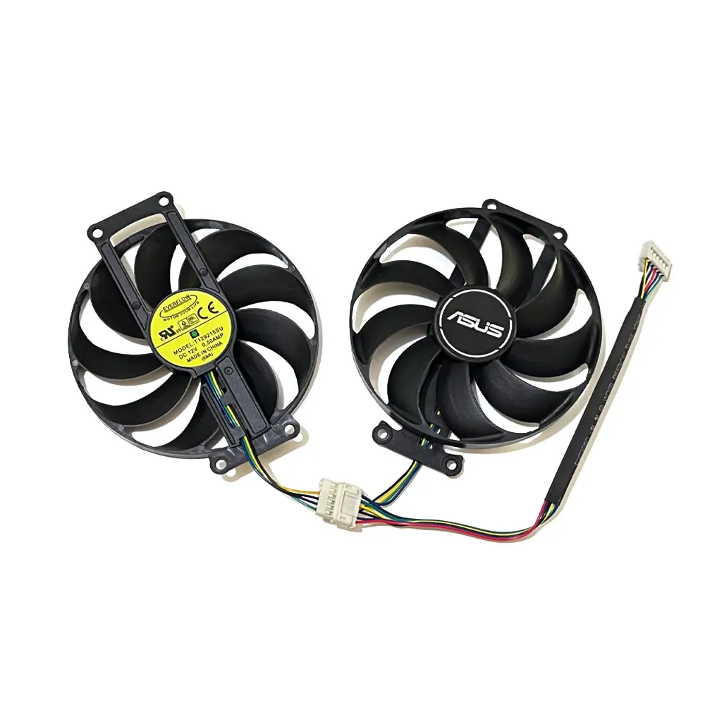 NEW Original FDC10H12S9-C T129215SU 6PIN Video card cooling fan，For ASUS GTX 1660、1660S、1660TI、ASUS RTX 2060、2060S、2070 DUAL EVO