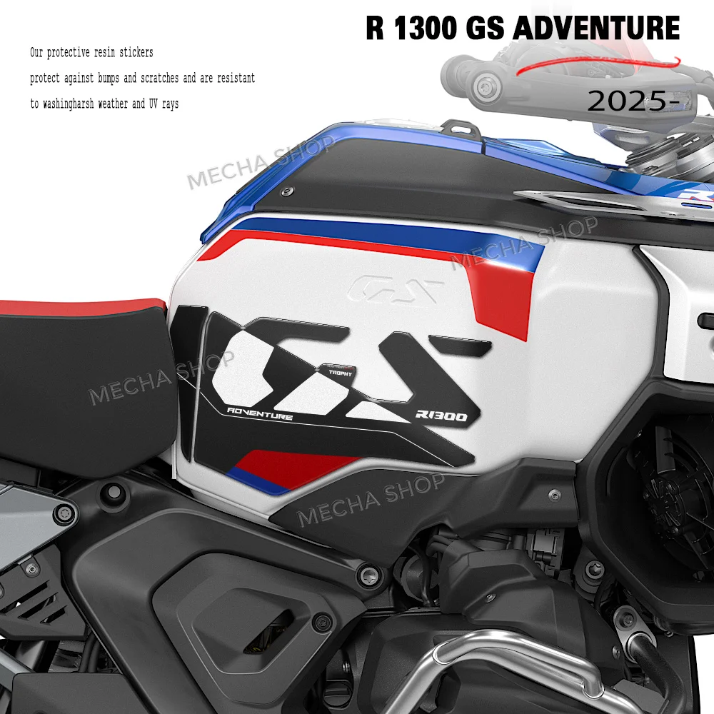 

Аксессуары: 3D-наклейка из эпоксидной смолы для защиты бака мотоцикла R 1300 GS Adventure 2025 2024 2026