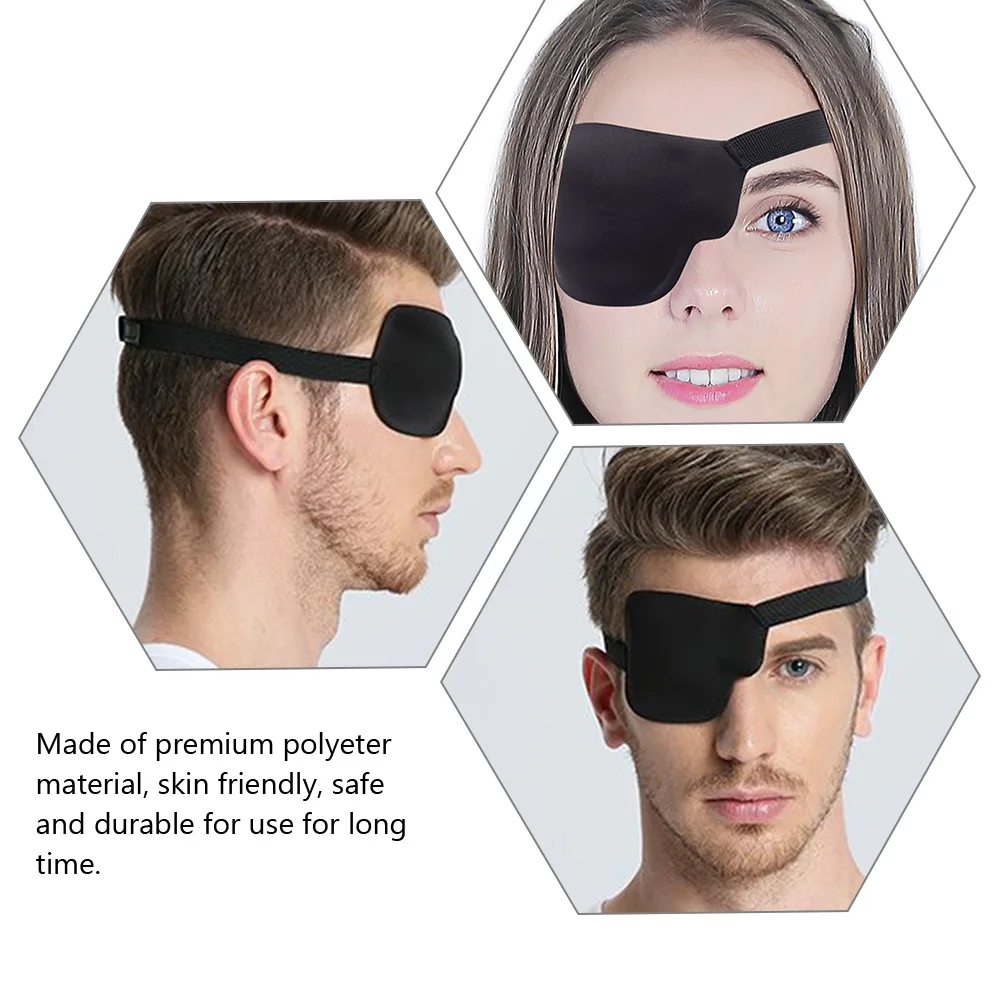 3 stuks 3D ooglapje professioneel enkel oogmasker voor amblyopie-correctie verstelbare riem antislip ontwerp ideaal voor kinderen volwassenen