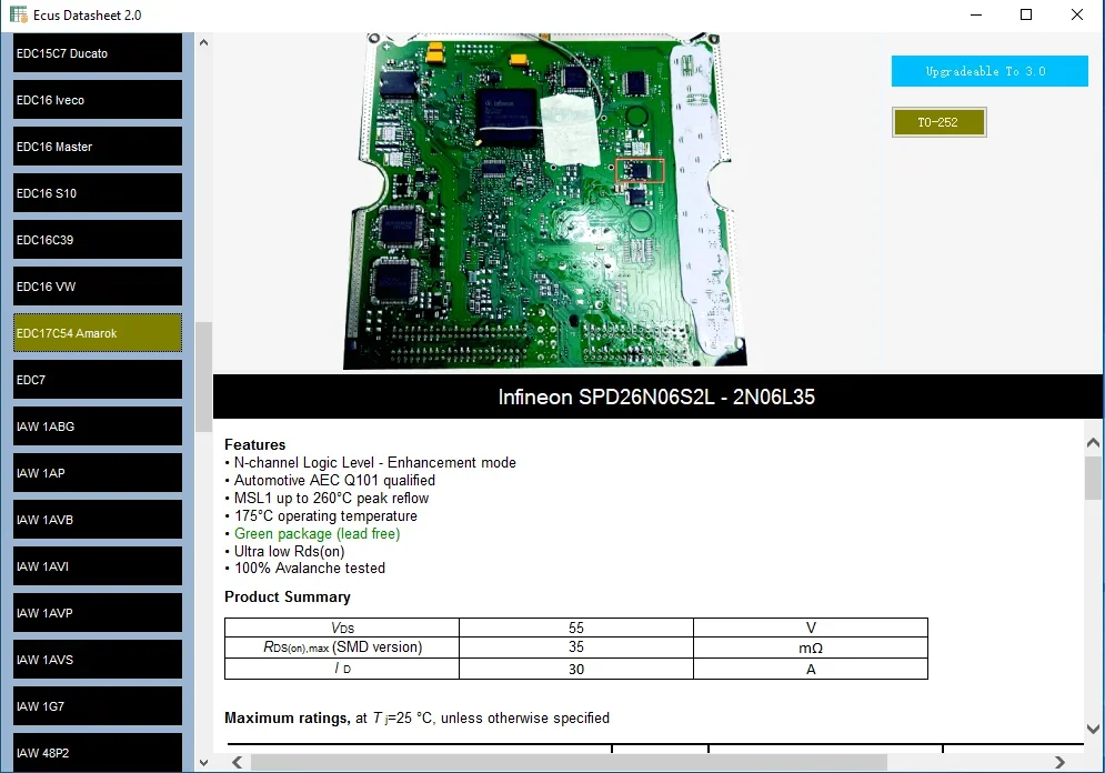 2024 New Ecus Datasheet 2.0 ECU Repair Software PCB Schematics with Electronic Components of Car ECUs and Additional Information