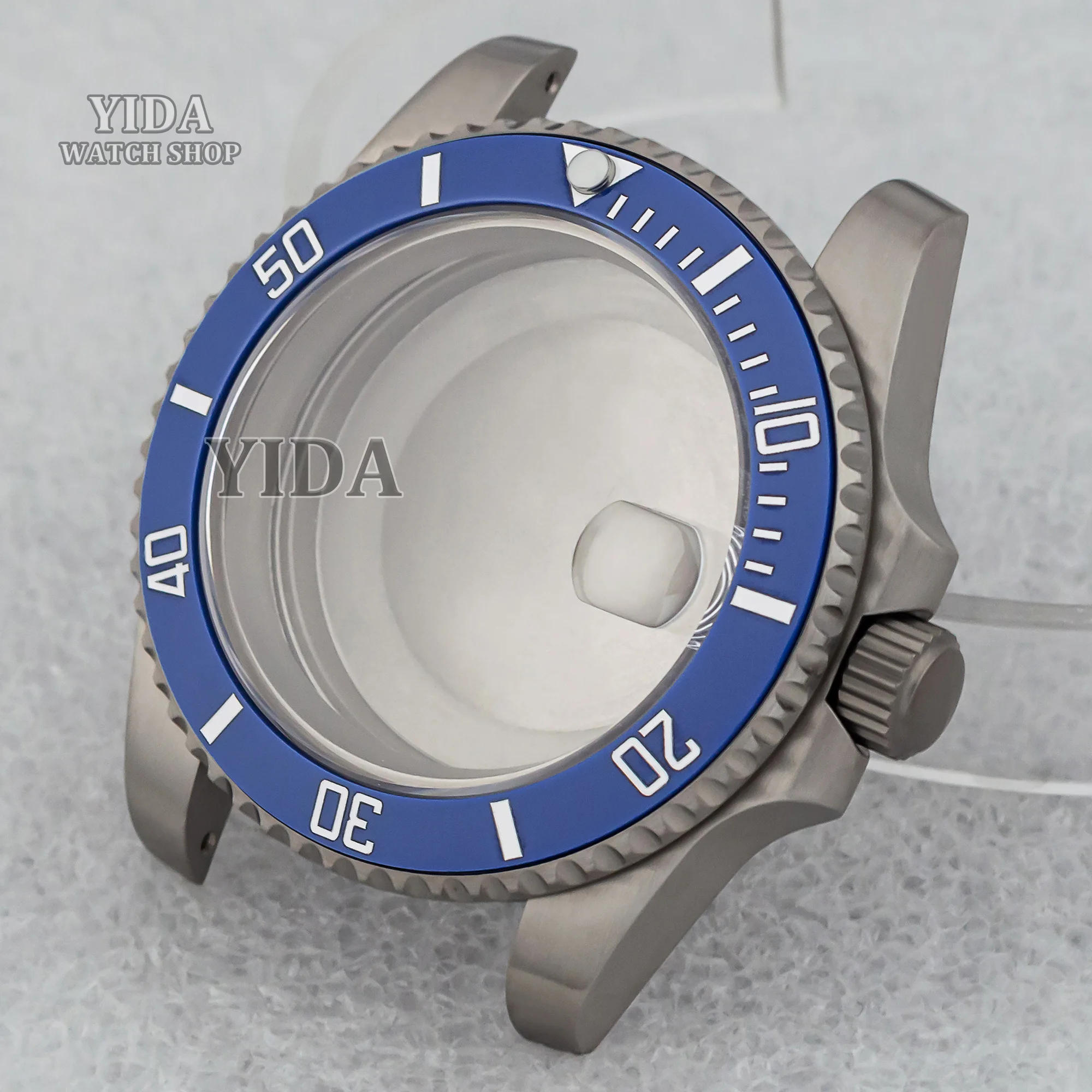 40mm NH35 Titanium Watch Case 10ATM Waterproof Case for NH35 NH36 SUB GMT NH35 Titanium Mod Watch Accessories Parts Repair Tools