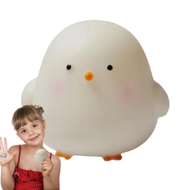 

Cute Night Light For Kids Desktop Soft Light Bedside Chicken Night Light Breastfeeding Novelty Lighting Indoor Cute Animal