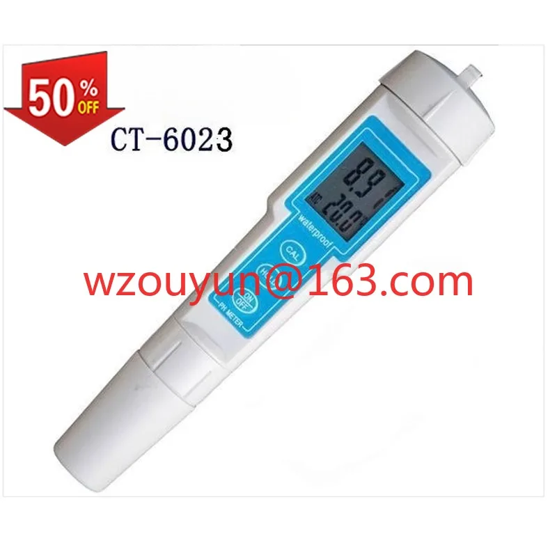 

CT-6023 Цифровая водонепроницаемая ручка портативный портативный pH-метр измеритель кислотности pH-тест ручка