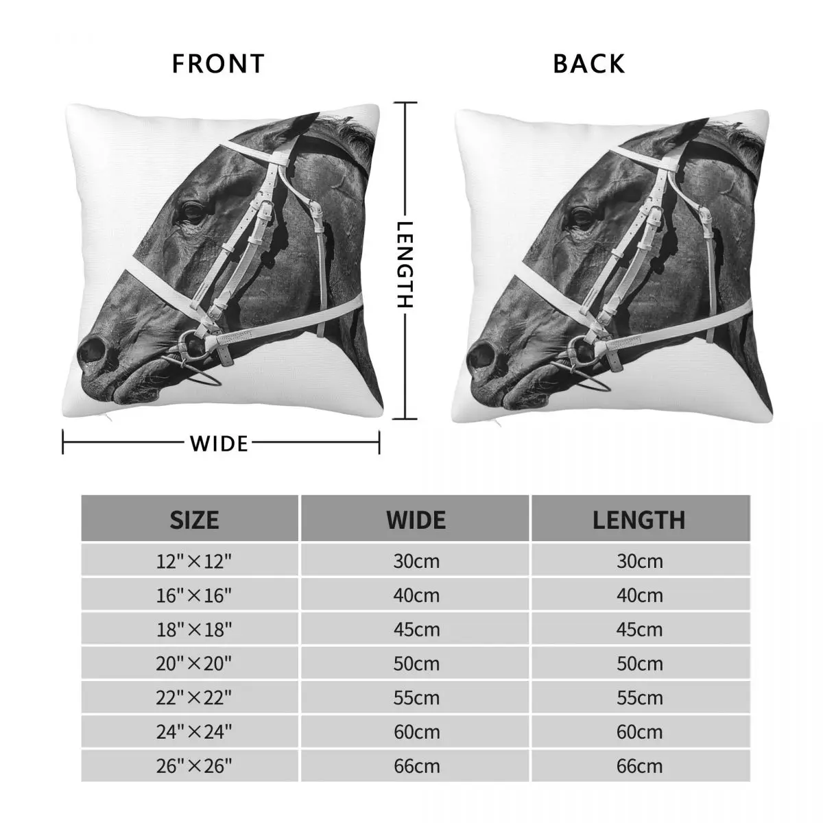 Winx In Flight Racing Horse Square Pillowcase Polyester Linen Velvet Printed Zip Decor Sofa Seater Cushion Cover