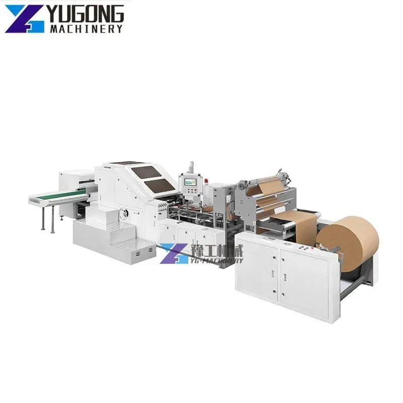 Полностью автоматическая цифровая машина для печати бумажных пакетов машина для производства бумажных пакетов профессиональная машина для производства бумажных пакетов