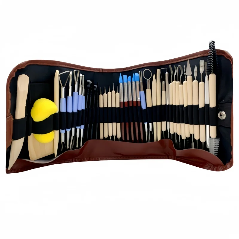 39PC DIY weiche Ton Stein Skulptur Schnitzmesser, Tonwerkzeuge, handgefertigte Tonskulptur Werkzeugset 4PC/5PC/6PC